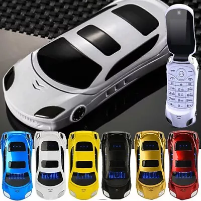 F15 Unlocked Mini Fashion Sports Car Style Cell Phone Dual Sim Card Quad Band • $39.50