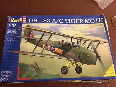 Revell De Havilland D.H.82 A/C Tiger Moth 1:32 Model Kit • £19