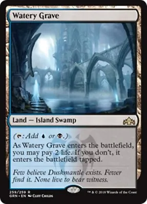 MTG - WATERY GRAVE - Guilds Of Ravnica (R) • $24.99