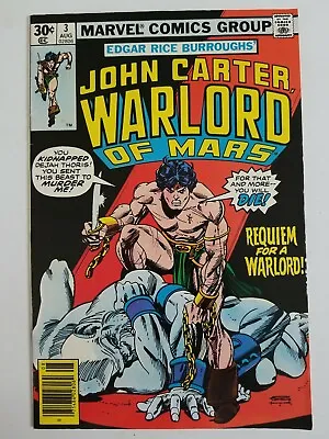 John Carter Warlord Of Mars (1977) #3 - Fine • $4