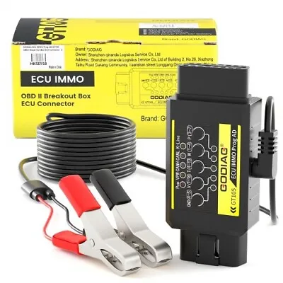 Newest GODIAG GT105 ECU IMMO Kit Plus GT107 DSG Gearbox Data Read/Write Adapter • $79