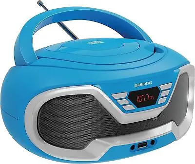 Oakcastle CD200 PORTABLE CD PLAYER BOOMBOX With Bluetooth & FM Radio • £28.50