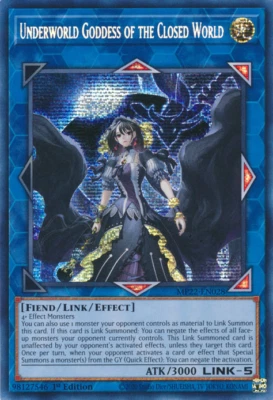 $9.95 • Buy Yu-Gi-Oh Underworld Goddess Of The Closed World MP22-EN028 1st Prismatic Secret