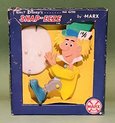 Vintage Disney Marx Mad Hatter Alice In Wonderland Figure Snap-Eeze • $34.99