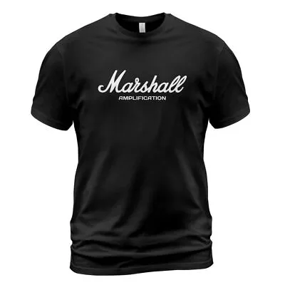 New Marshall Amplification Amplifier Logo Rock Band Pop Guitar T-Shirt S To 3XL • $16.99