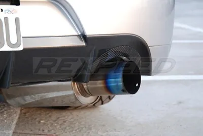 REXPEED Carbon Fiber Exhaust Shield For MITSUBISHI JDM EVO 9 • $95