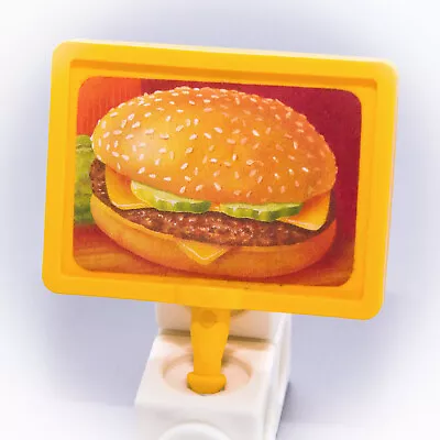 1989 Fisher Price Little People McDonald's #2552 CHEESEBURGER DESERTS SIGN Part • $18.79