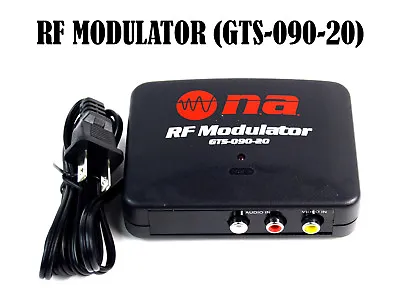 New Auto TV Switch RCA To RF Modulator Antenna F-Type Coaxial Video Converter • $18.95