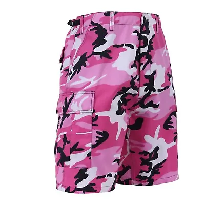 Shorts Bdu Army 6 Pockets Cargo Military Camouflage Pink Camo Xssmlxl2x • $29.99