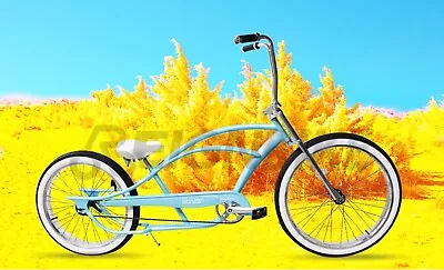 29  X 3.0 Stretch Fat Tire Beach Cruiser Bicycle Baby Blue Limited Edition Bike • $749.99