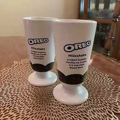 Oreo Milkshake Glasses 16 Oz. Set Of 2 • $29.99