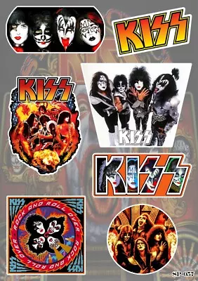 Kiss Sticker Pack | American Hard Shock Rock Heavy Glam Metal Music Band Logo • $6.99