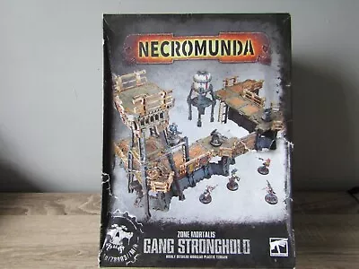Warhammer Necromunda - Zone Mortalis Gang Stonghold Complete Damaged Outer Box • £36