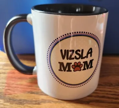 Vizsla Dog Mom Mama By Breed-paw Print Mum Love-Doggy Lover Mug 11 Oz Black • $2.21