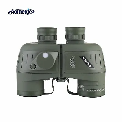 10X50 Binoculars W/ Rangefinder Compass Waterproof Outdoor Hunting Bird Watching • $99.92