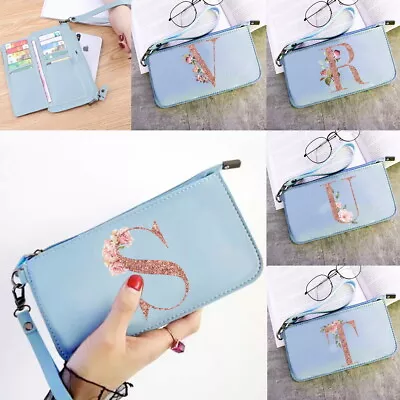 Women RFID BLOCKING Wallet Zip Coin Pocket Purse ID Window Credit Card Holders. • £5.99