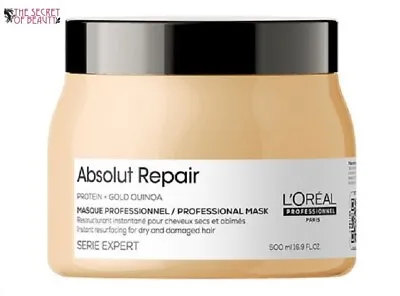 £25.99 • Buy L'Oreal Serie Expert Absolut Repair 500ml Mask Gold Quinoa Protein New Design!