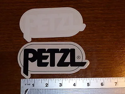 Petzl Medium White Oval Stickers Decals • $3.57