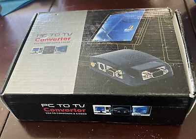 PC VGA/SVGA To TV S Video/RCA Converter • $9.99