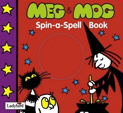 Meg And Mog Spin-A-Spell Book (Meg And Mog Books) Board Book Book The Cheap Fast • £8.01