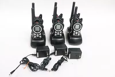 Lot Of 6 Motorola MR350R 35-Mile Range Two-Way Radios With 3 Charger Stand • $99.99