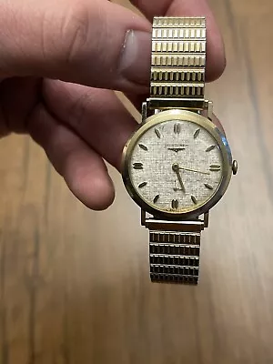 Vintage Longines Mens Watch 10k Gold Filled Automatic Keeps Time • $300