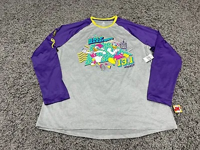 NEW Disney Shirt Adult Large Gray RunDisney Half Marathon Donald Duck Running • $51.26