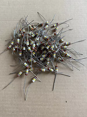 One Lot Of 100 Vintage Nos Erie 100k Resistors For Fuzz Face Or Vox Amp • $240