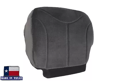 99 2000 GMC Sierra Z71 SLE HD 1500 Driver Cloth Material Seat Cover In Dark Gray • $159.71