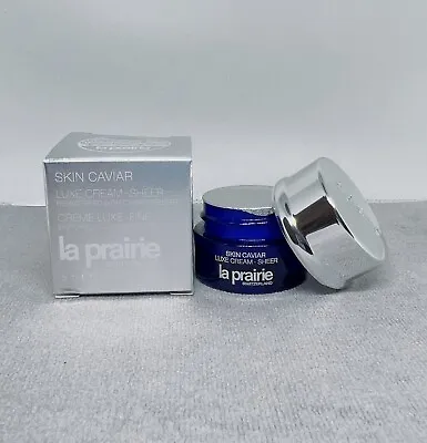 La Prairie Skin Caviar Luxe Cream Sheer 0.17oz / 5ml Deluxe New • $29.99