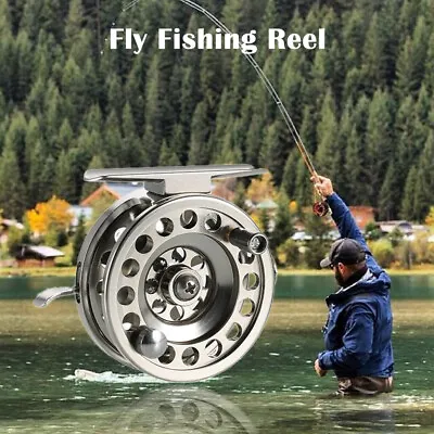 $18.97 • Buy Fly Fishing Reel Right Handed  Alloy Smooth Ice Fishing Reels Fly V7R0