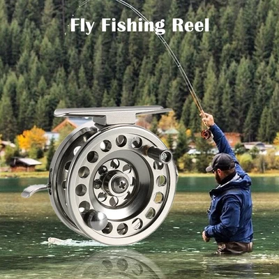 $18.97 • Buy Fly Fishing Reel Right Handed  Alloy Smooth Ice Fishing Reels Fly V7R0