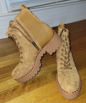 Vince Camuto Movelly Chunky Boots Tan Sz. 10 • $29.99