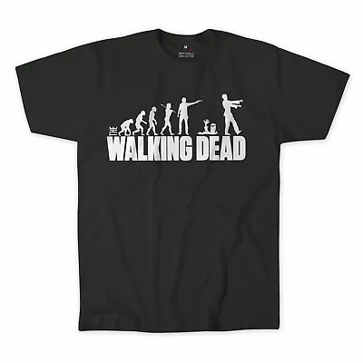 The Walking Dead Style Evolution Unisex T Shirt  Zombie Daryl Dixon Rick Gift • £7.99