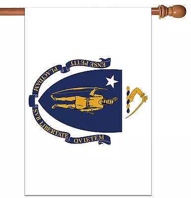 Toland Massachusetts State Flag 28x40 Patriotic USA House Flag • $15.98