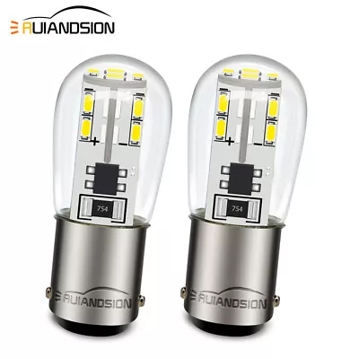 BA15D 1142 1076 LED 3014 10 SMD Car Boat Indicator Turn Signal Light Bulb 10-30V • $10.29