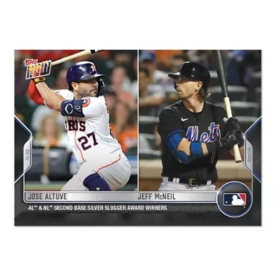 Jose Altuve Jeff McNeil 2022 MLB Topps Now OS26 Astros Mets Preorder • $11.71