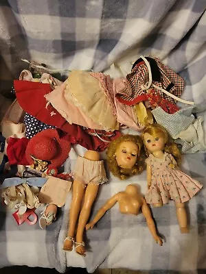 Vogue Ginny Doll Lot Of Clothing 1950’s And Two Broken Dolls • $30