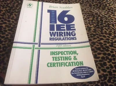 £8.30 • Buy Brian Scadden Wiring Inspection Testing 2001 Book