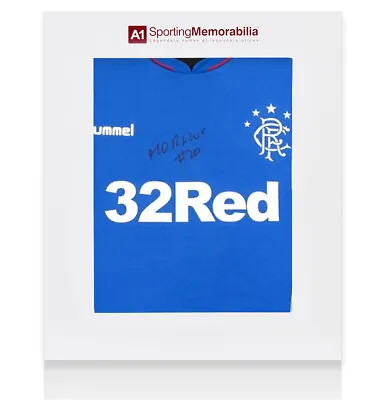 £225.99 • Buy Alfredo Morelos Signed Rangers Shirt - 2017-18, Home - Gift Box Autograph
