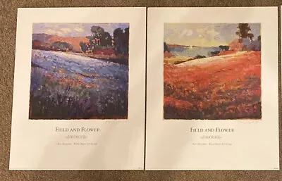 Max Hayslette Signed Prints Field And Flower Suite I & II Winn Devon Art X2 • $150