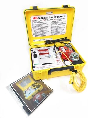 $875 • Buy HIS Running Line Tensiometer HTNSIOKEP-D 10000Lb, Load Sensor W Printer & Logger