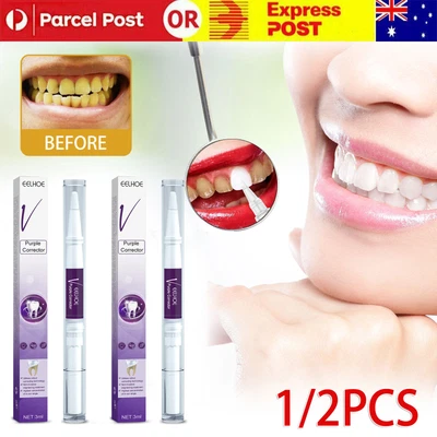 $11.68 • Buy Hismile V34 Colour Corrector Teeth Whitening Gel Pen, Tooth Stain Removal 1/2PCS