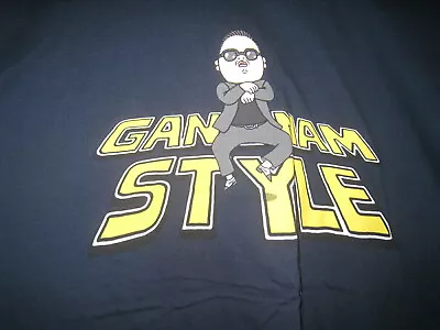 Vintage Bravado 2yg 2012  Gangnam Style  T Shirt 7xl Navy Tee~euc~reduced! • $27.50