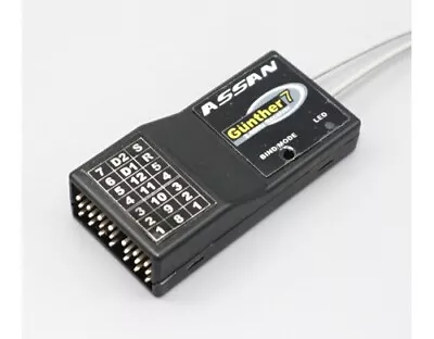 Assan Günther7 2.4GHz FASST Compatible 7ch S.BUS Receiver - Free Shipping ! • $39.98