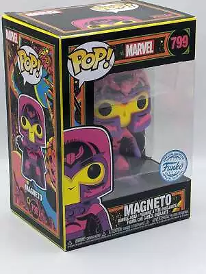 Damaged Box | Funko Pop Marvel | Magneto (Black Light) #799 • £17.99