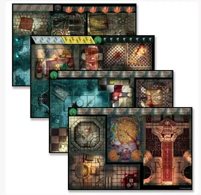 Warhammer Quest: Cursed City - Boardpack With Tokens NEW (sealed) • £8.50