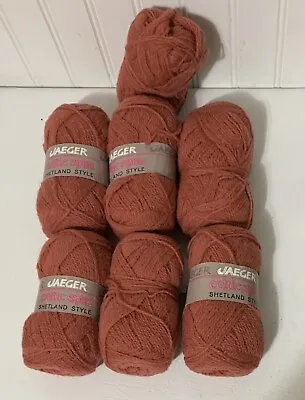 Jaeger Yarn Celtic Spun 100% Pure Wool For Shetland Knitting Lot Of 7 Brick • $29.95