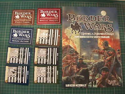 Flags Of War Border Wars Rulebook And Cards Wargaming Book • £20