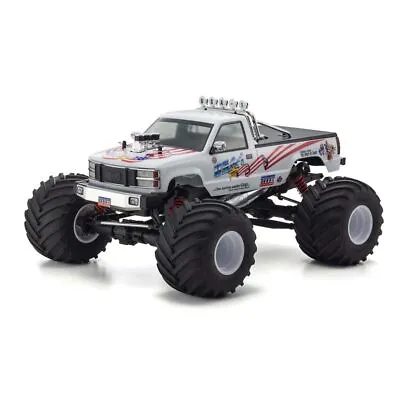 $499.99 • Buy Kyosho 1/8 USA-1 4 Wheel Drive .25 Nitro Monster Truck RTR KYO33155 Trucks Gas